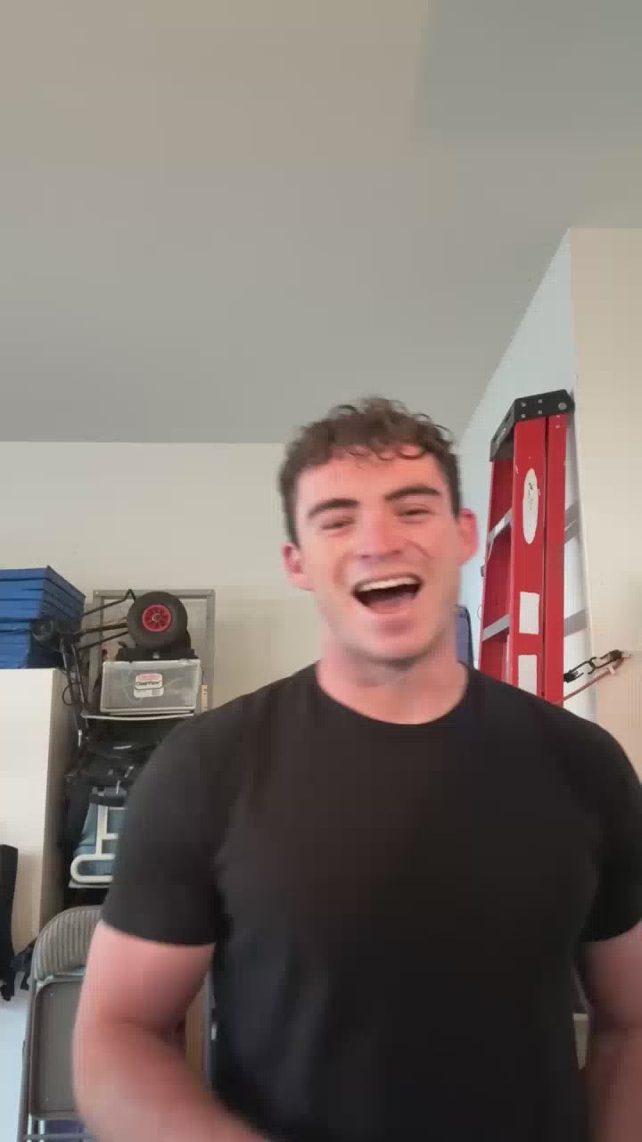 man in garage